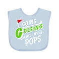 thumbnail image 1 of Inktastic Going Golfing with My Pops Kids Golf Boys or Girls Baby Bib, 1 of 4
