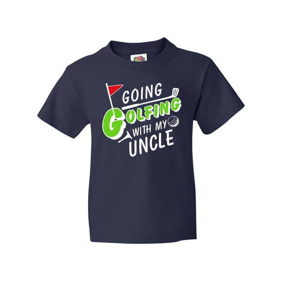 Inktastic Going Golfing with my Uncle- kids golf Youth T-Shirt