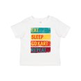 thumbnail image 1 of Inktastic Gokarting Eat Sleep Go Kart Repeat Boys or Girls Toddler T-Shirt, 1 of 5