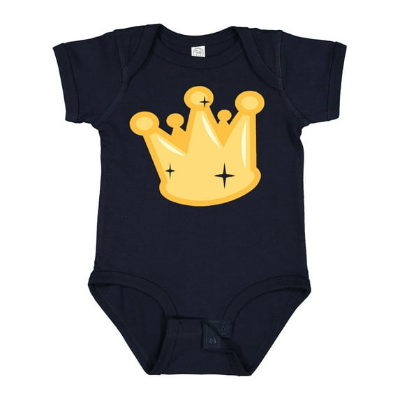 Inktastic Gold Crown Boys or Girls Baby Bodysuit