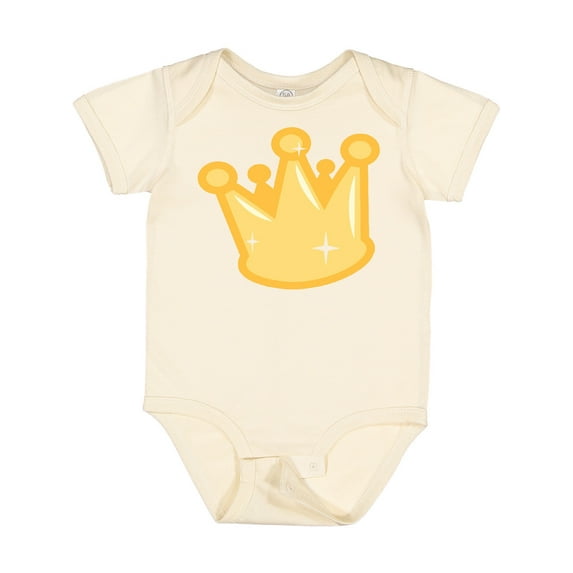 Inktastic Gold Crown Boys or Girls Baby Bodysuit
