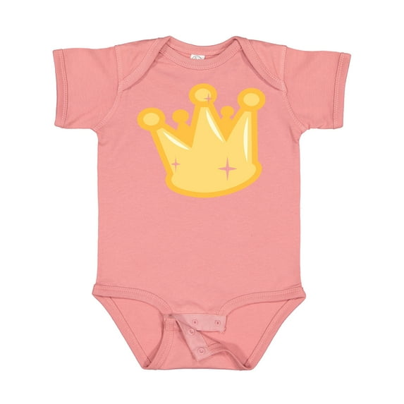 Inktastic Gold Crown Boys or Girls Baby Bodysuit