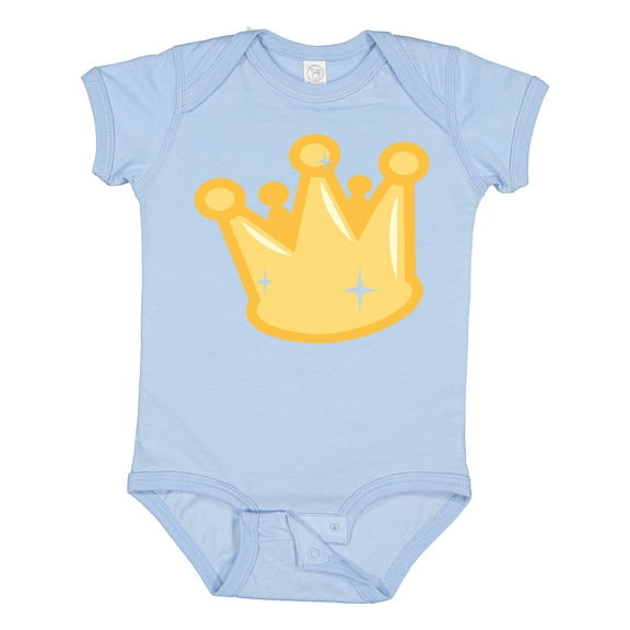 Inktastic Gold Crown Boys or Girls Baby Bodysuit