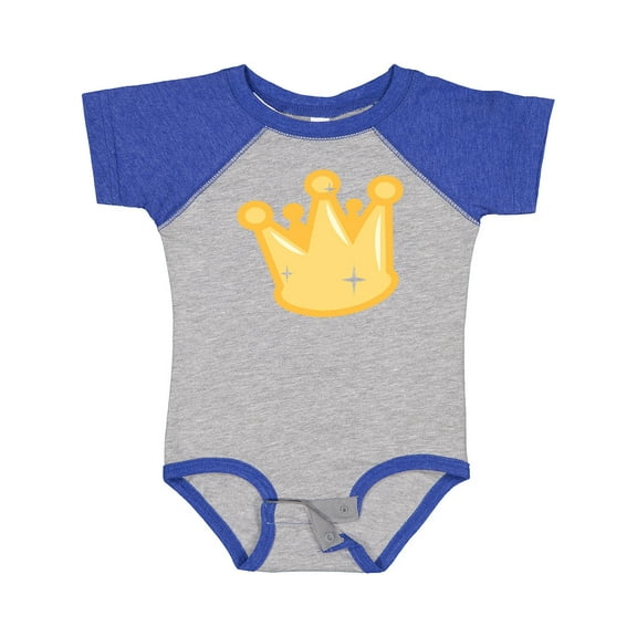 Inktastic Gold Crown Boys or Girls Baby Bodysuit