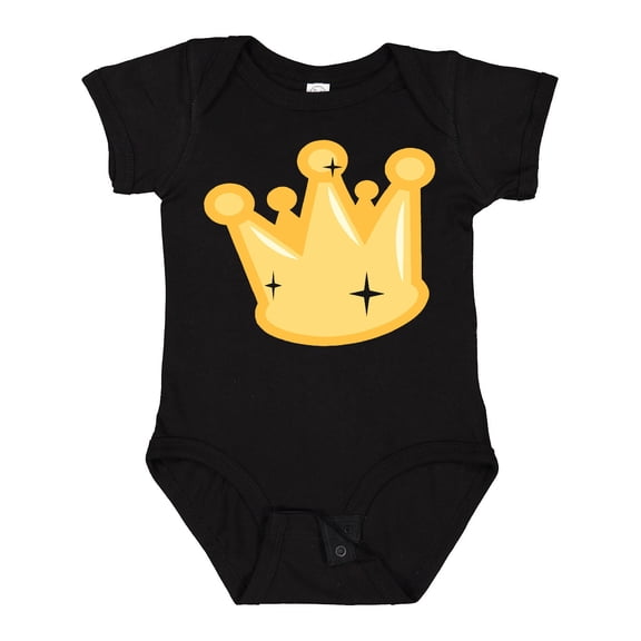 Inktastic Gold Crown Boys or Girls Baby Bodysuit