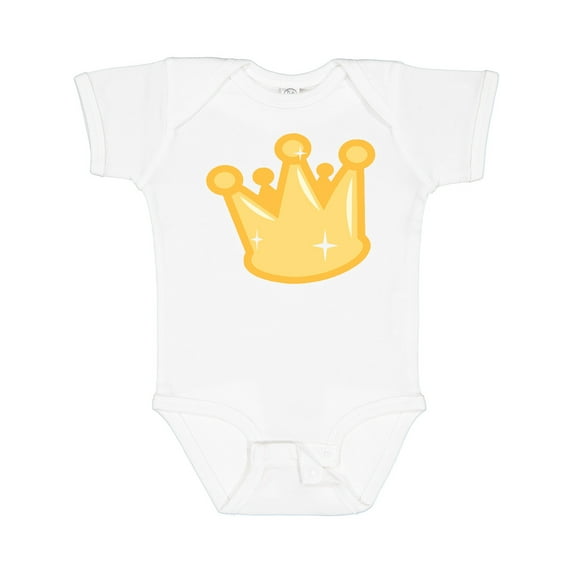 Inktastic Gold Crown Boys or Girls Baby Bodysuit