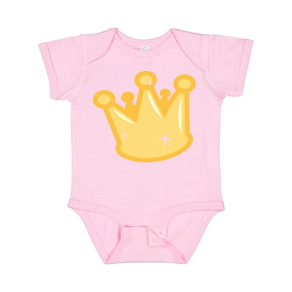 Inktastic Gold Crown Boys or Girls Baby Bodysuit