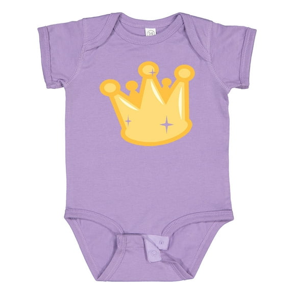Inktastic Gold Crown Boys or Girls Baby Bodysuit