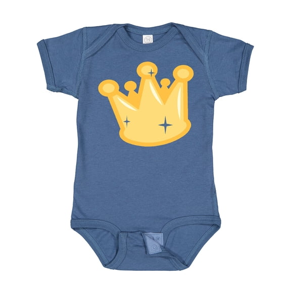 Inktastic Gold Crown Boys or Girls Baby Bodysuit