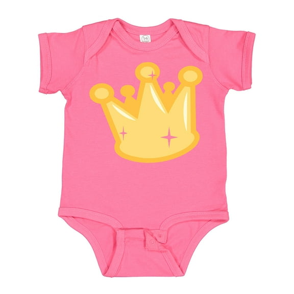 Inktastic Gold Crown Boys or Girls Baby Bodysuit