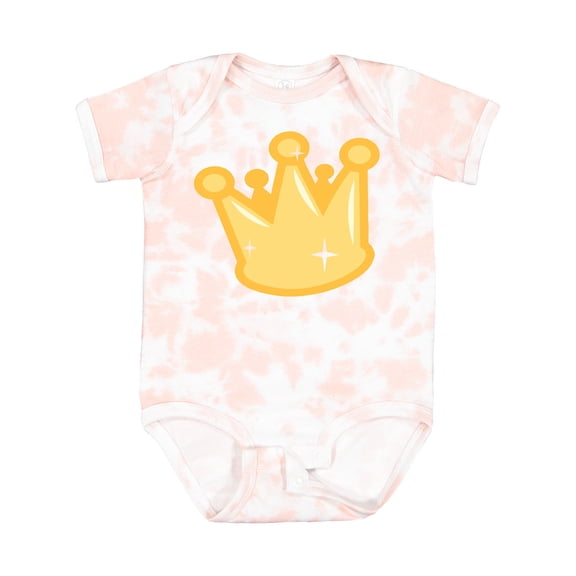 Inktastic Gold Crown Boys or Girls Baby Bodysuit
