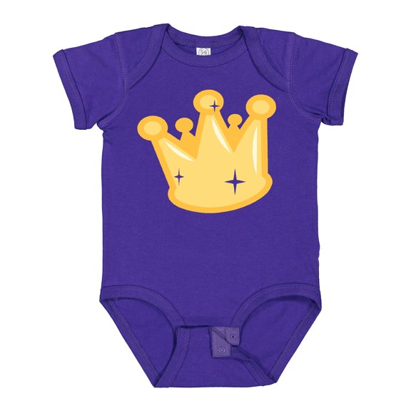 Inktastic Gold Crown Boys or Girls Baby Bodysuit