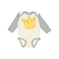 thumbnail image 1 of Inktastic Gold Crown Boys or Girls Long Sleeve Baby Bodysuit, 1 of 5
