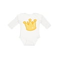 thumbnail image 1 of Inktastic Gold Crown Boys or Girls Long Sleeve Baby Bodysuit, 1 of 5