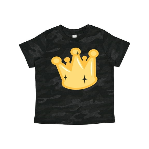 Inktastic Gold Crown Boys or Girls Toddler T-Shirt