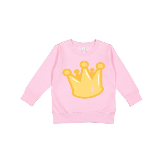 Inktastic Gold Crown Toddler Sweatshirt