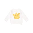 thumbnail image 1 of Inktastic Gold Crown Toddler Sweatshirt, 1 of 4
