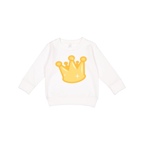 Inktastic Gold Crown Toddler Sweatshirt