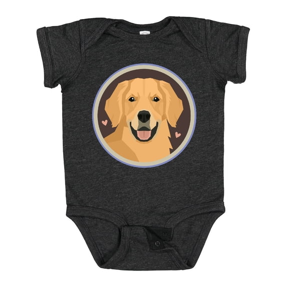Inktastic Golden Retriever Dog Boys or Girls Baby Bodysuit
