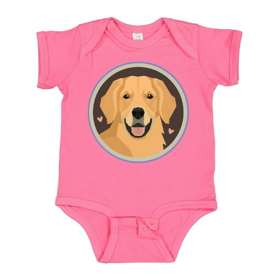 Inktastic Golden Retriever Dog Boys or Girls Baby Bodysuit