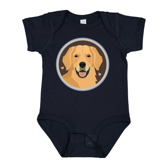 Inktastic Golden Retriever Dog Boys or Girls Baby Bodysuit