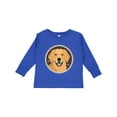 thumbnail image 1 of Inktastic Golden Retriever Dog Boys or Girls Long Sleeve Toddler T-Shirt, 1 of 5