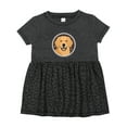 thumbnail image 1 of Inktastic Golden Retriever Dog Girls Baby Dress, 1 of 5