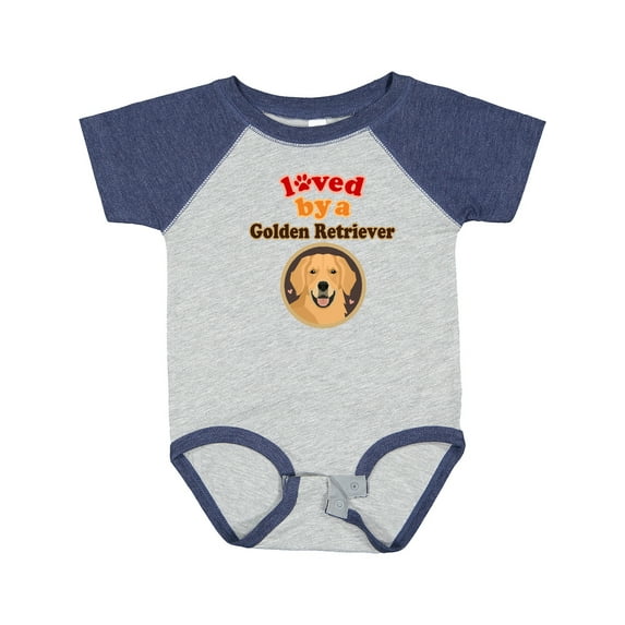 Inktastic Golden Retriever Dog Lover Boys or Girls Baby Bodysuit