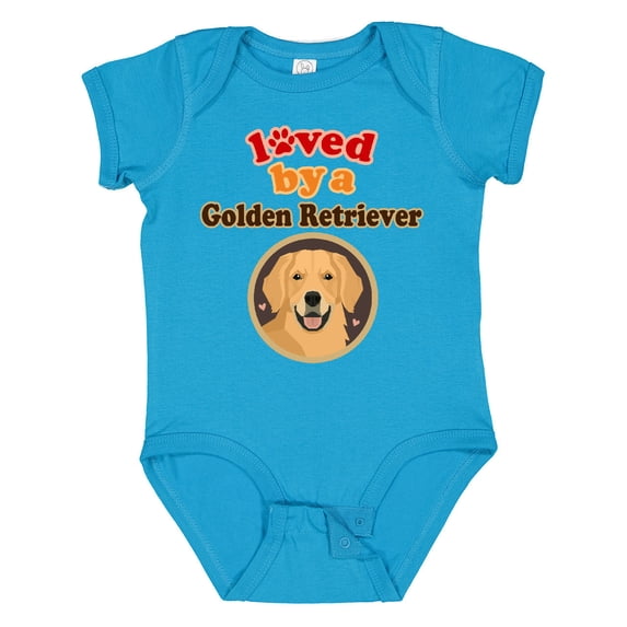 Inktastic Golden Retriever Dog Lover Boys or Girls Baby Bodysuit