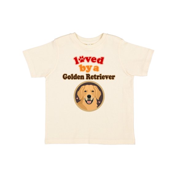 Inktastic Golden Retriever Dog Lover Boys or Girls Toddler T-Shirt