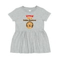 thumbnail image 1 of Inktastic Golden Retriever Dog Lover Girls Baby Dress, 1 of 5