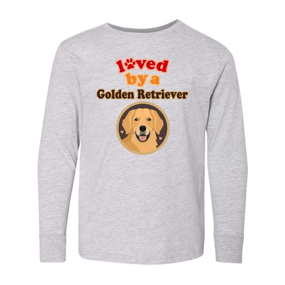 Inktastic Golden Retriever Dog Lover Long Sleeve Youth T-Shirt