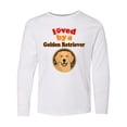 thumbnail image 1 of Inktastic Golden Retriever Dog Lover Long Sleeve Youth T-Shirt, 1 of 5