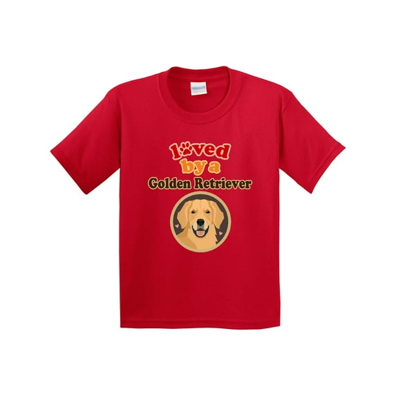 Inktastic Golden Retriever Dog Lover Youth T-Shirt