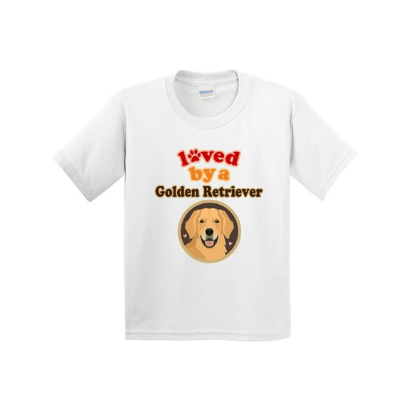 Inktastic Golden Retriever Dog Lover Youth T-Shirt