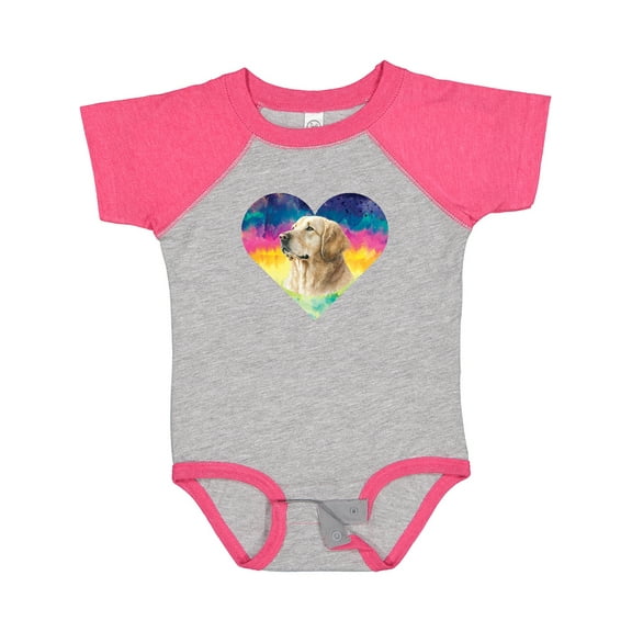 Inktastic Golden Retriever Dog Retro Girls Baby Bodysuit
