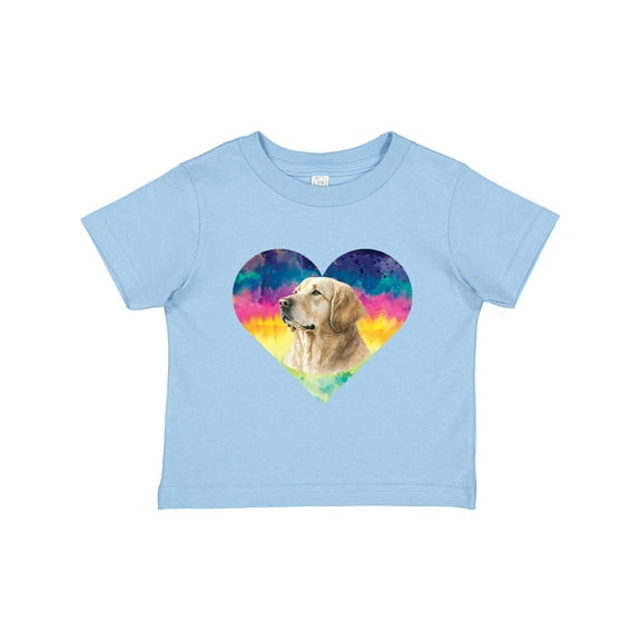 Inktastic Golden Retriever Dog Retro Girls Toddler T-Shirt