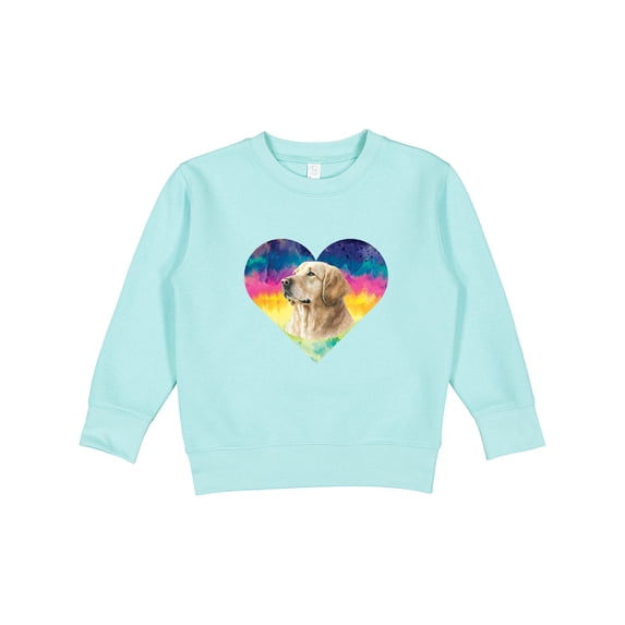 Inktastic Golden Retriever Dog Retro Toddler Sweatshirt