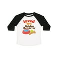 thumbnail image 1 of Inktastic Golden Retriever Loved by a Boys or Girls Toddler T-Shirt, 1 of 5