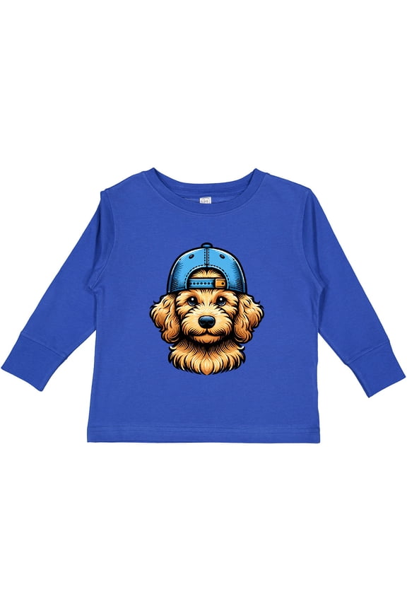 Goldendoodle Cute Doodle Puppy Boys or Girls Long Sleeve Toddler T-Shirt