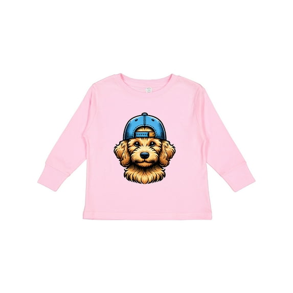 Inktastic Goldendoodle Cute Doodle Puppy Boys or Girls Long Sleeve Toddler T-Shirt