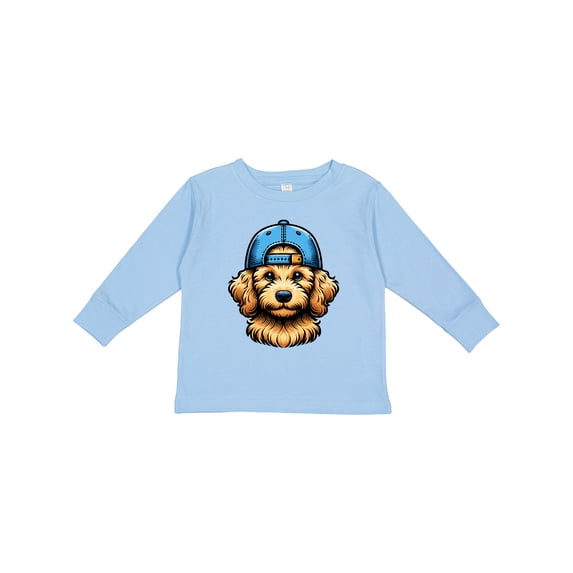 Inktastic Goldendoodle Cute Doodle Puppy Boys or Girls Long Sleeve Toddler T-Shirt