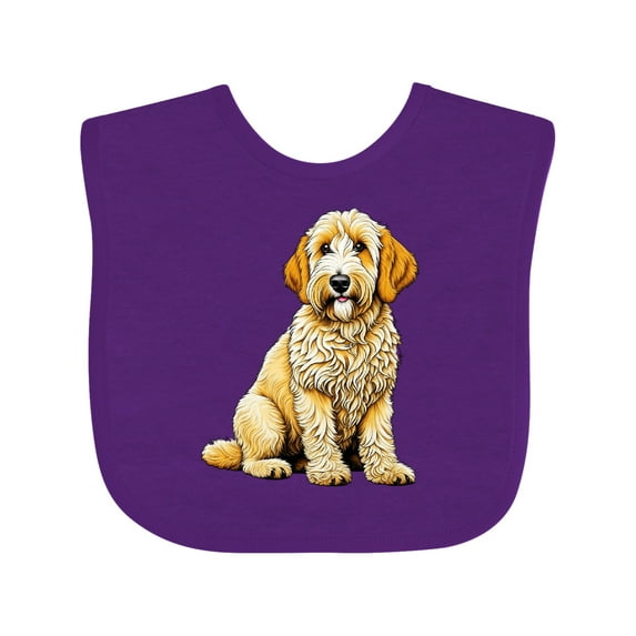 Inktastic Goldendoodle Dog Poodle Golden Retriever Boys or Girls Baby Bib