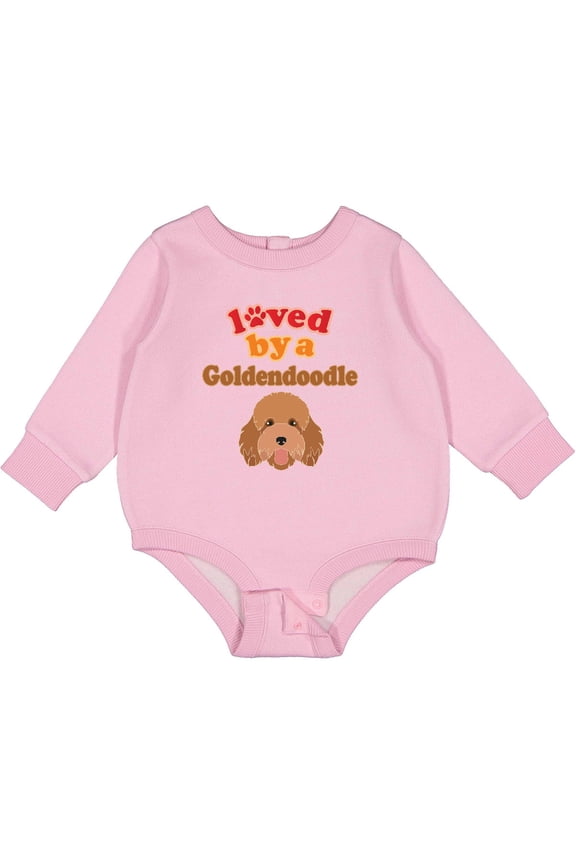 Goldendoodle Dog Quote Baby Fleece Bodysuit
