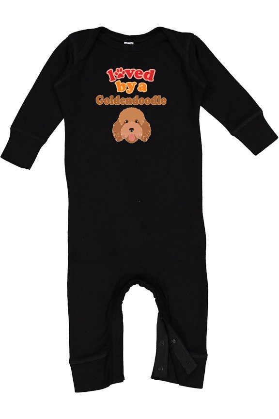 Goldendoodle Dog Quote Baby Romper Coveralls