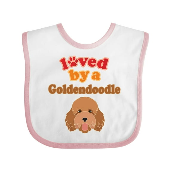 Inktastic Goldendoodle Dog Quote Boys or Girls Baby Bib