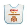 thumbnail image 1 of Inktastic Goldendoodle Dog Quote Boys or Girls Baby Bib, 1 of 4