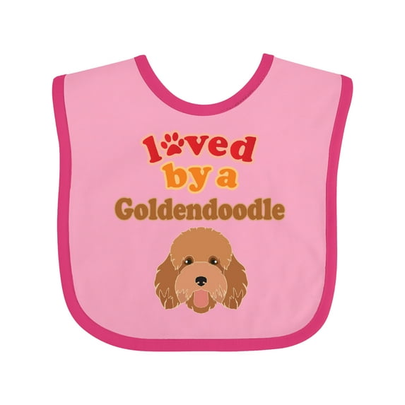 Inktastic Goldendoodle Dog Quote Boys or Girls Baby Bib