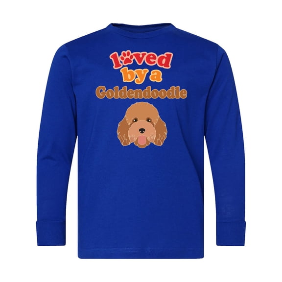Inktastic Goldendoodle Dog Quote Long Sleeve Youth T-Shirt