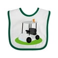 thumbnail image 1 of Inktastic Golf Cart Golfing Boys or Girls Baby Bib, 1 of 4